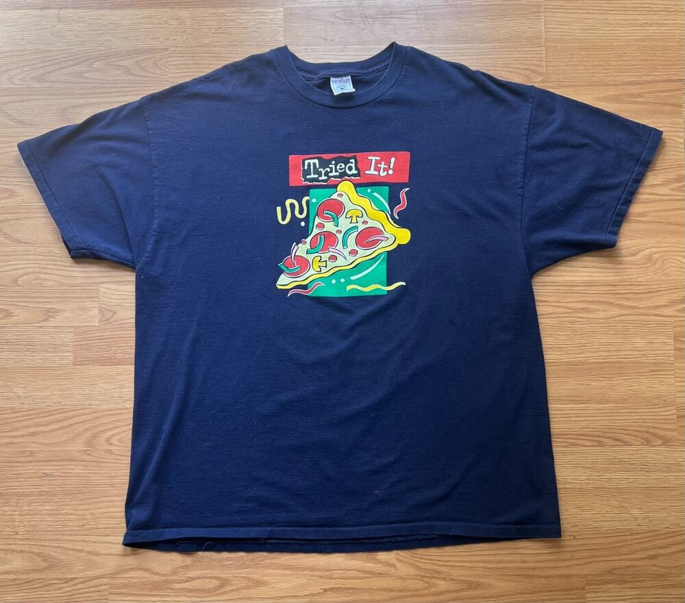 Vintage Pizza Hut Pepsi T Shirt XXL Single Stitch Tried It Loved It Y2K Promo